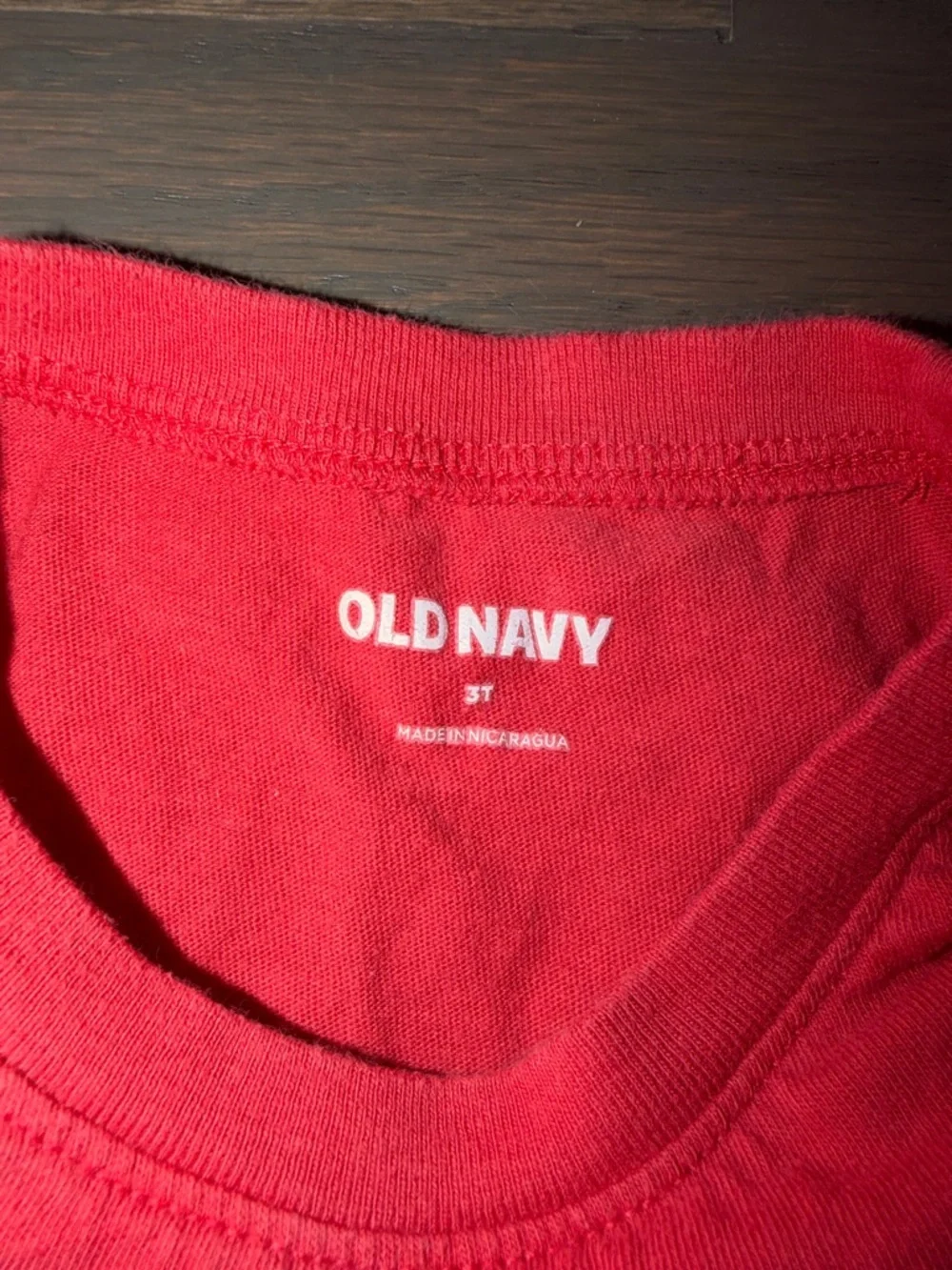 Old Navy Short-Sleeve T-Shirt Trio - Navy, Green & Red | 3T